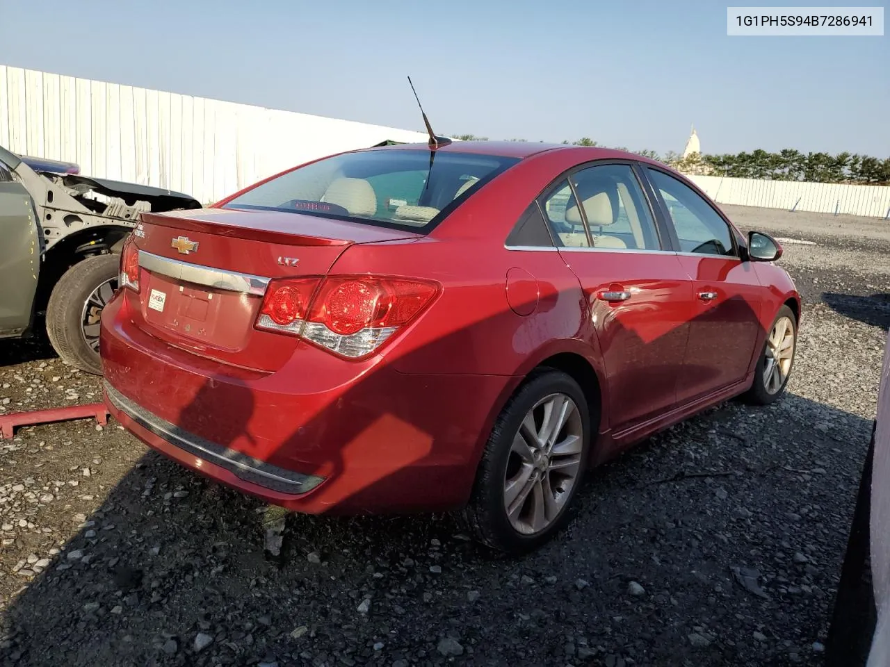 2011 Chevrolet Cruze Ltz VIN: 1G1PH5S94B7286941 Lot: 65588804