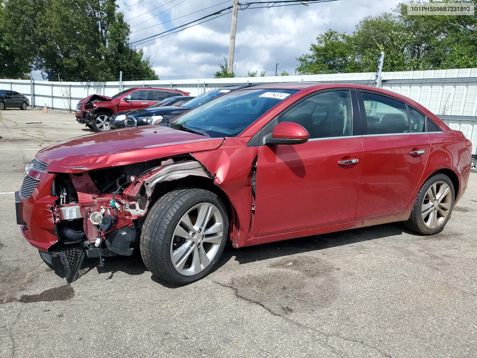 2011 Chevrolet Cruze Ltz VIN: 1G1PH5S96B7231892 Lot: 67794914