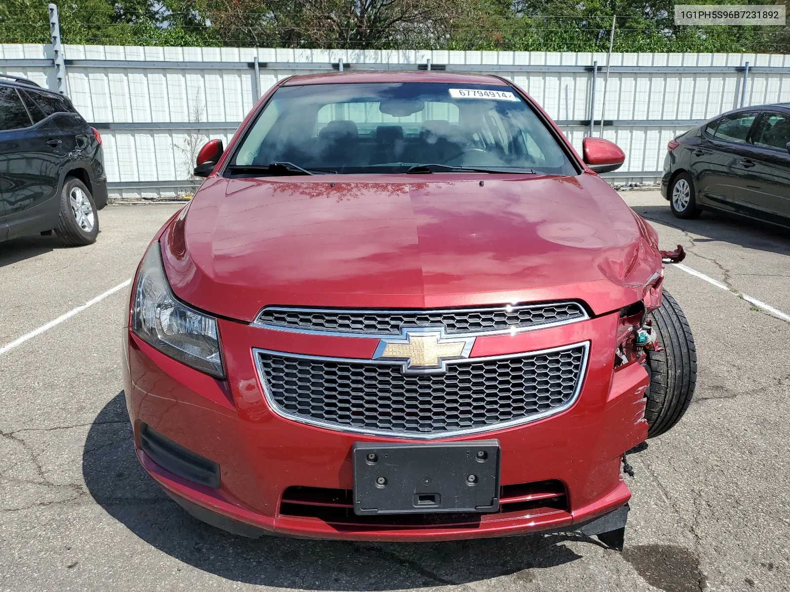 2011 Chevrolet Cruze Ltz VIN: 1G1PH5S96B7231892 Lot: 67794914