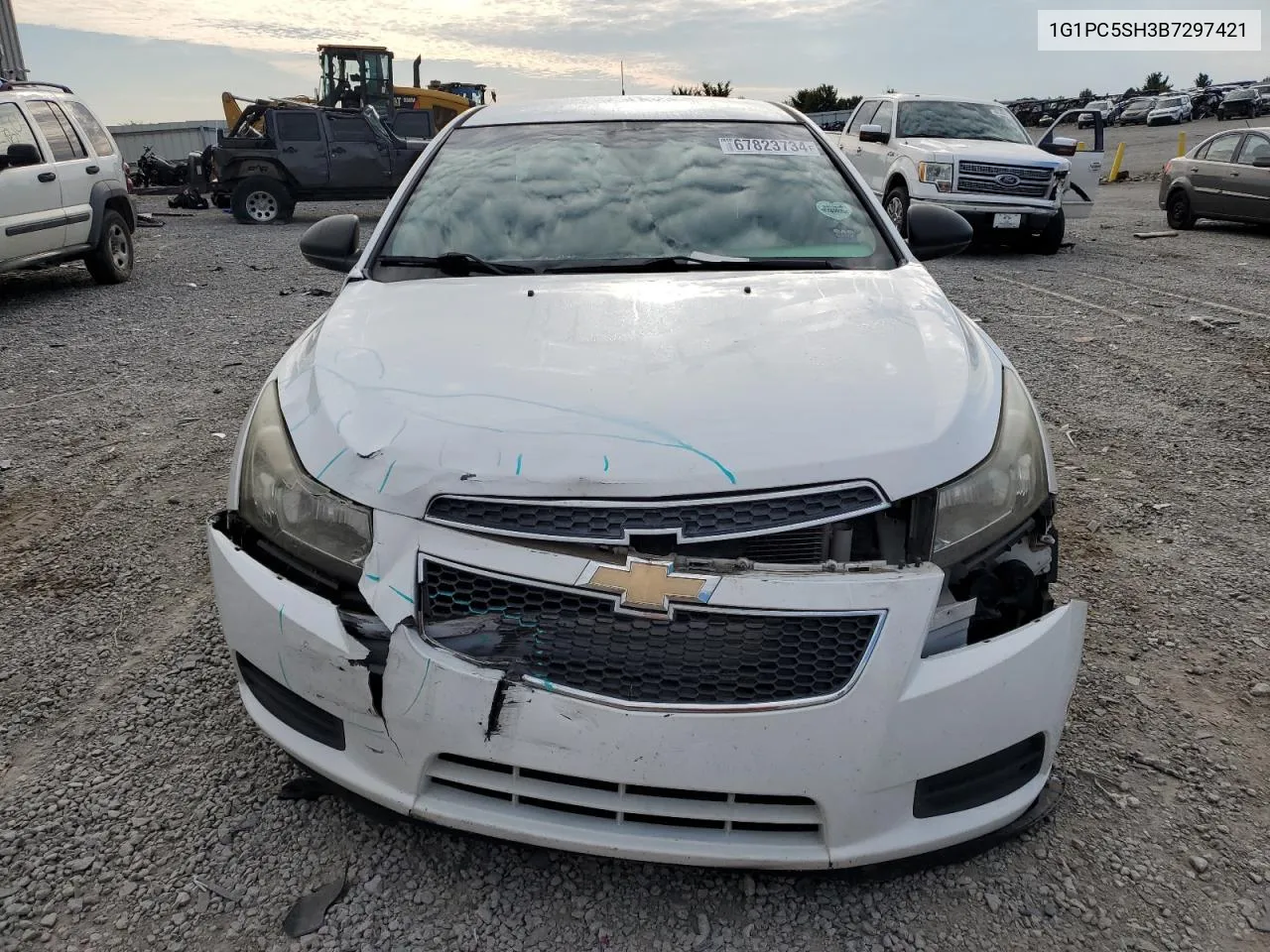 1G1PC5SH3B7297421 2011 Chevrolet Cruze Ls