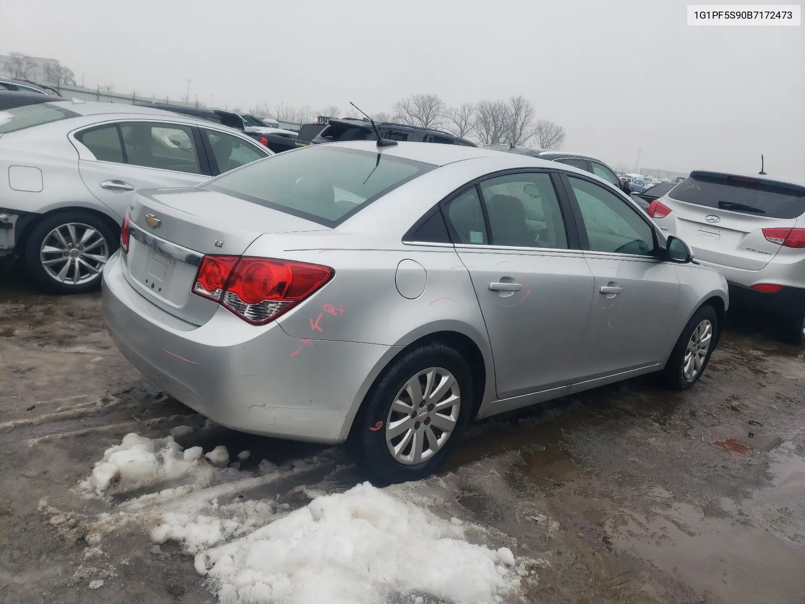 2011 Chevrolet Cruze Lt VIN: 1G1PF5S90B7172473 Lot: 67968384