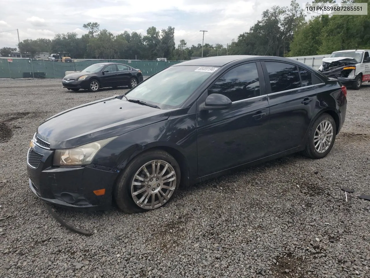 2011 Chevrolet Cruze Eco VIN: 1G1PK5S96B7285551 Lot: 68489194