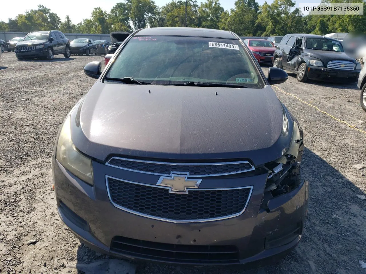 1G1PG5S91B7135350 2011 Chevrolet Cruze Lt