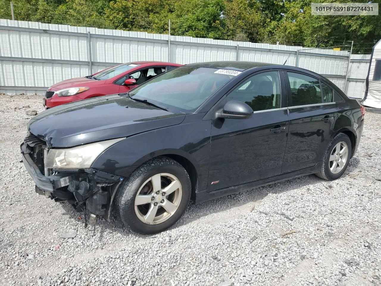 2011 Chevrolet Cruze Lt VIN: 1G1PF5S91B7274431 Lot: 69799004