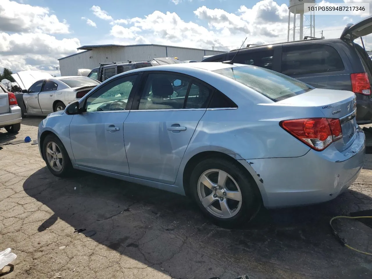 1G1PG5S94B7217346 2011 Chevrolet Cruze Lt