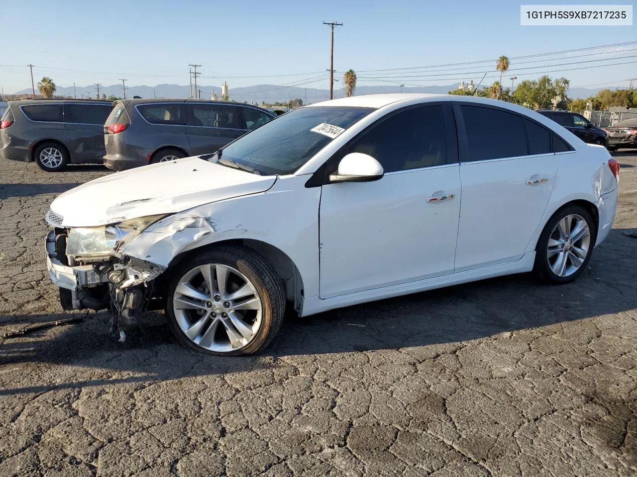 2011 Chevrolet Cruze Ltz VIN: 1G1PH5S9XB7217235 Lot: 70475644