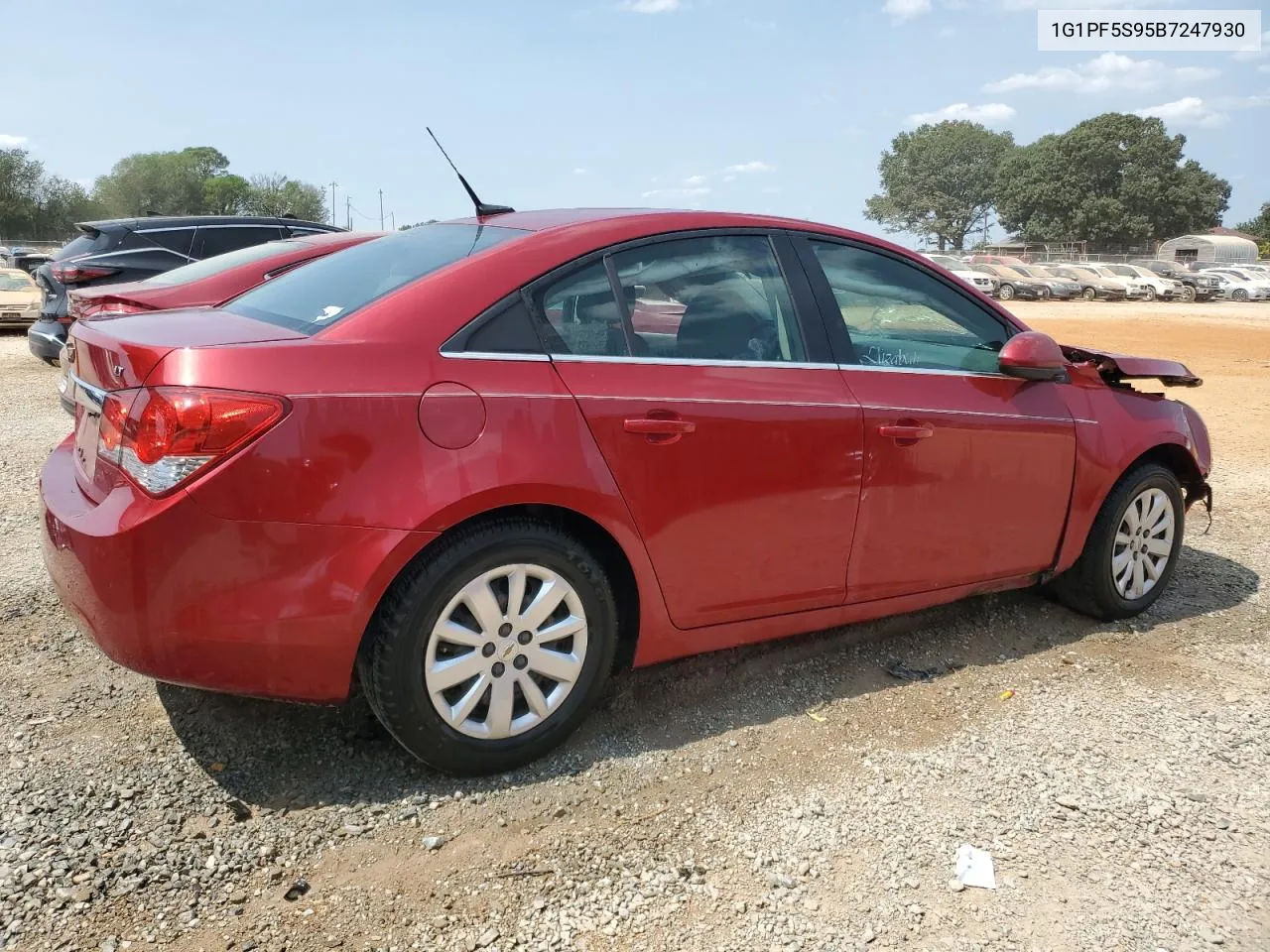 1G1PF5S95B7247930 2011 Chevrolet Cruze Lt