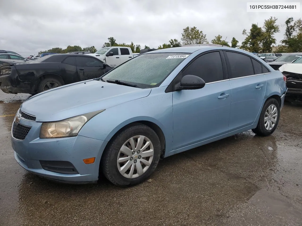 2011 Chevrolet Cruze Ls VIN: 1G1PC5SH3B7244881 Lot: 71415384