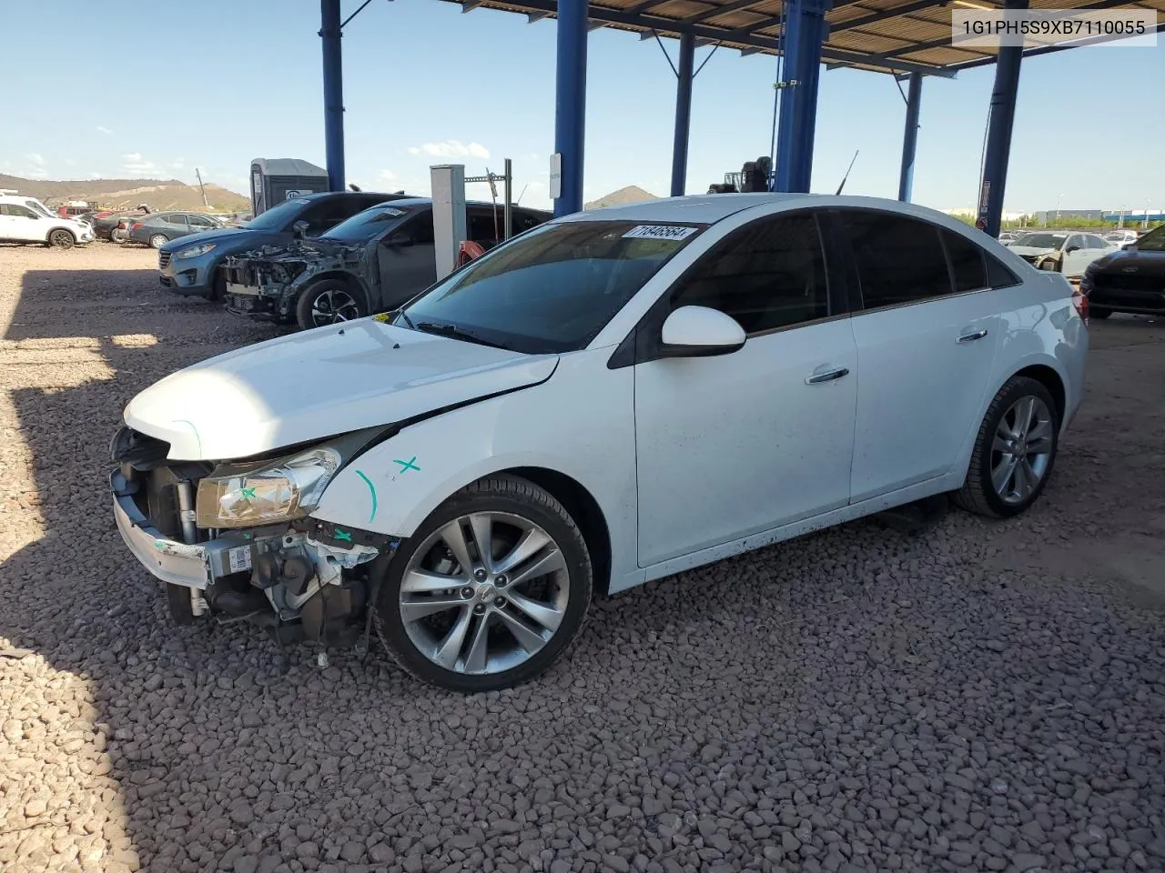 2011 Chevrolet Cruze Ltz VIN: 1G1PH5S9XB7110055 Lot: 71846564