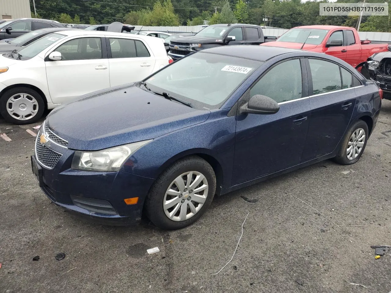 1G1PD5SH3B7171959 2011 Chevrolet Cruze Ls