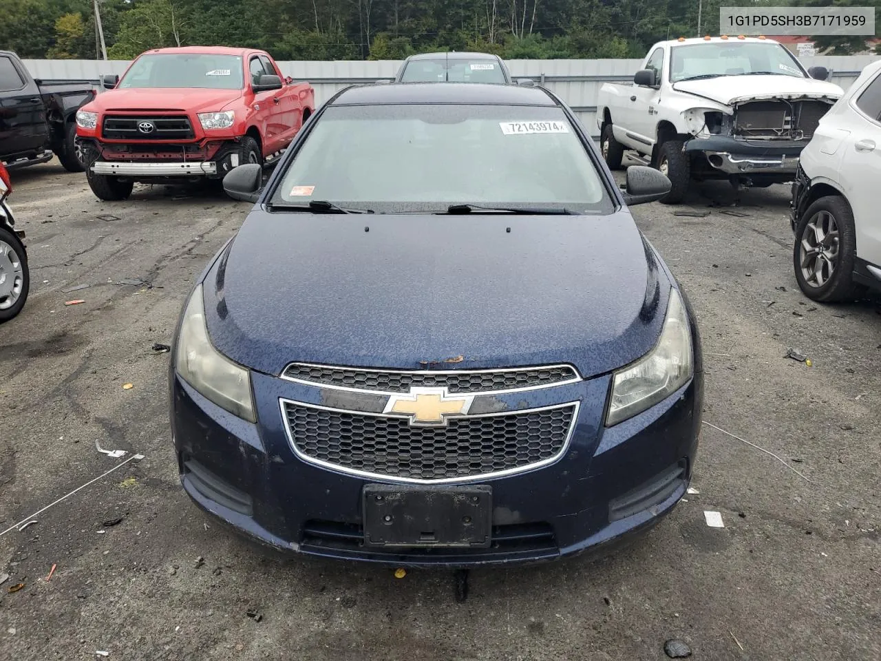 2011 Chevrolet Cruze Ls VIN: 1G1PD5SH3B7171959 Lot: 72143974