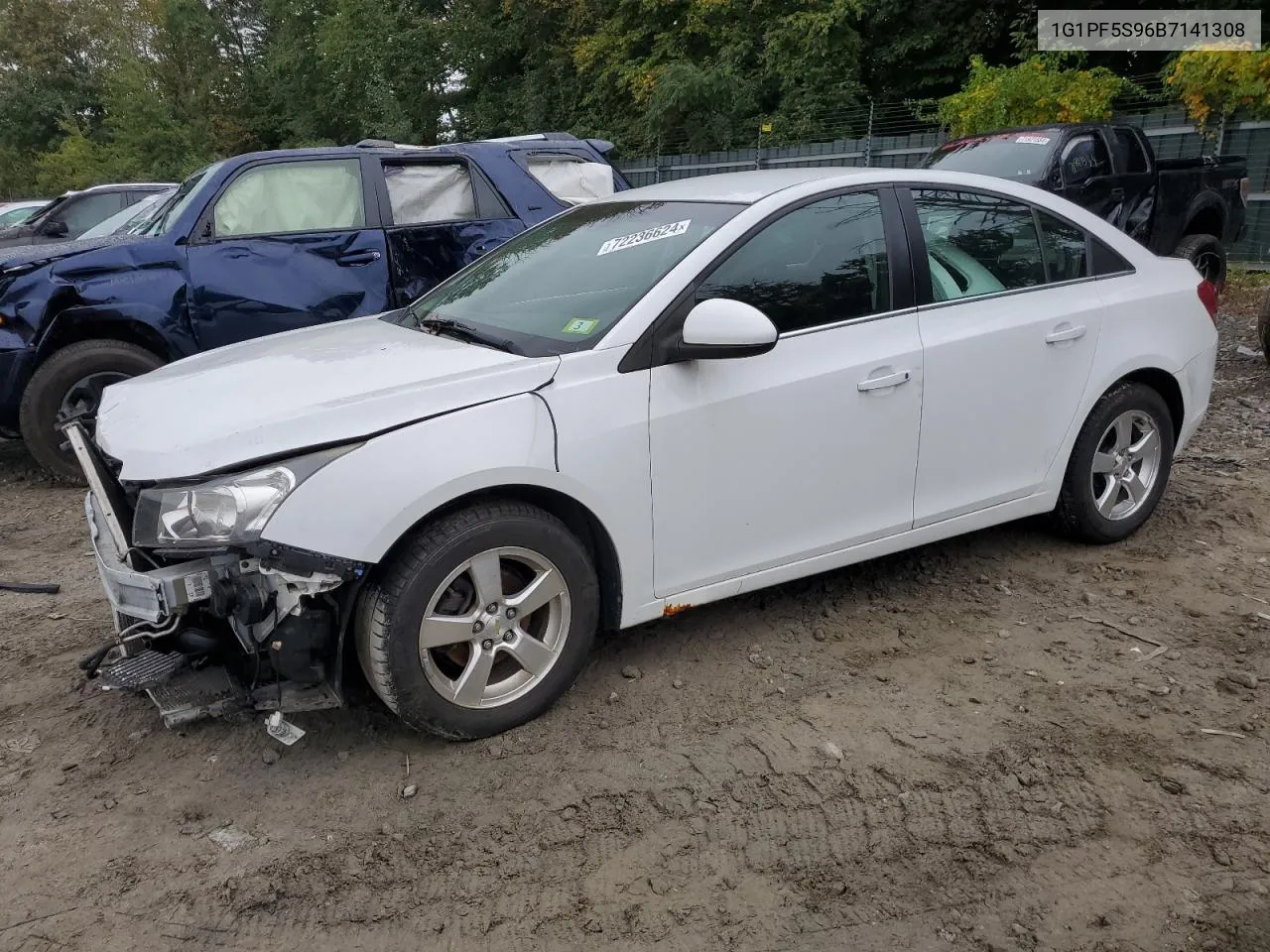 2011 Chevrolet Cruze Lt VIN: 1G1PF5S96B7141308 Lot: 72236624