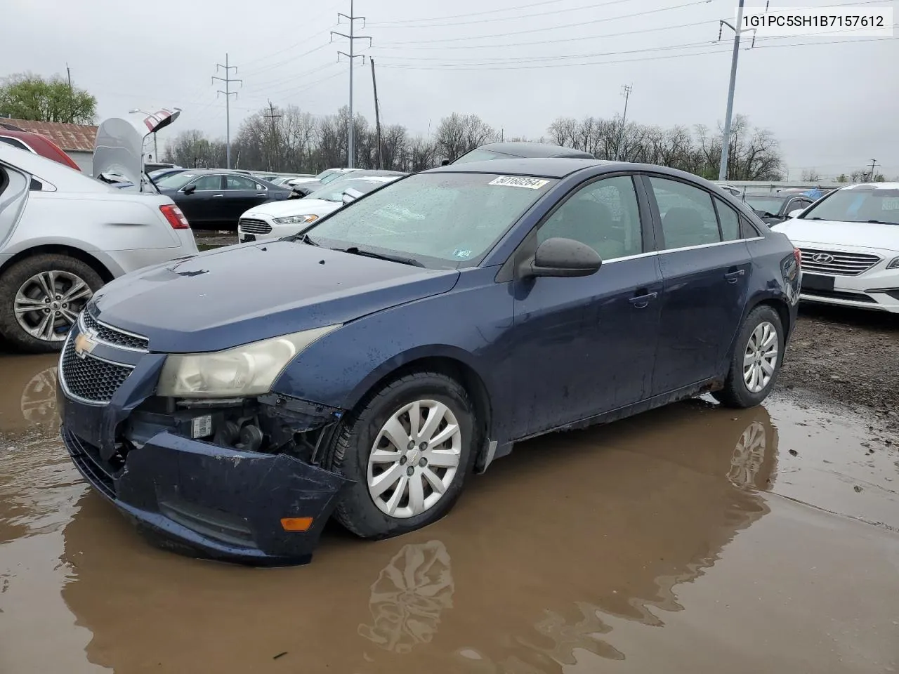 2011 Chevrolet Cruze Ls VIN: 1G1PC5SH1B7157612 Lot: 72257204