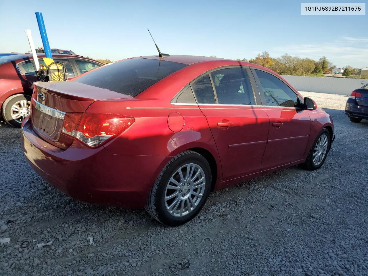 2011 Chevrolet Cruze Eco VIN: 1G1PJ5S92B7211675 Lot: 73251024