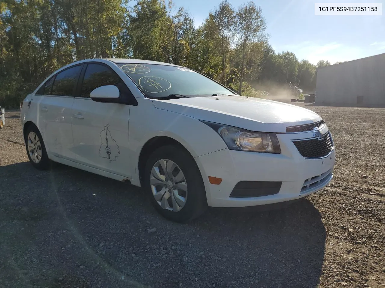 2011 Chevrolet Cruze Lt VIN: 1G1PF5S94B7251158 Lot: 73559954