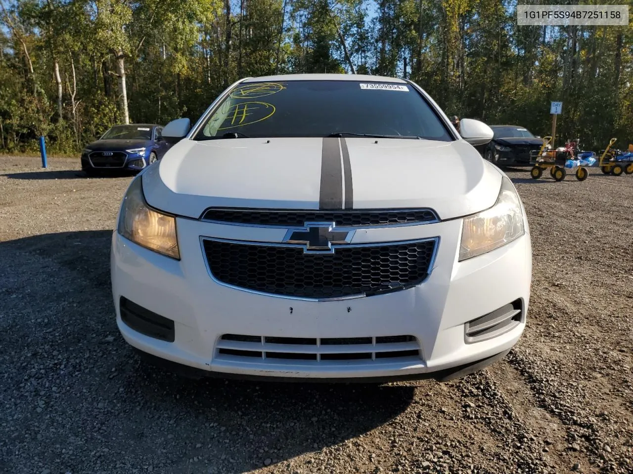 2011 Chevrolet Cruze Lt VIN: 1G1PF5S94B7251158 Lot: 73559954