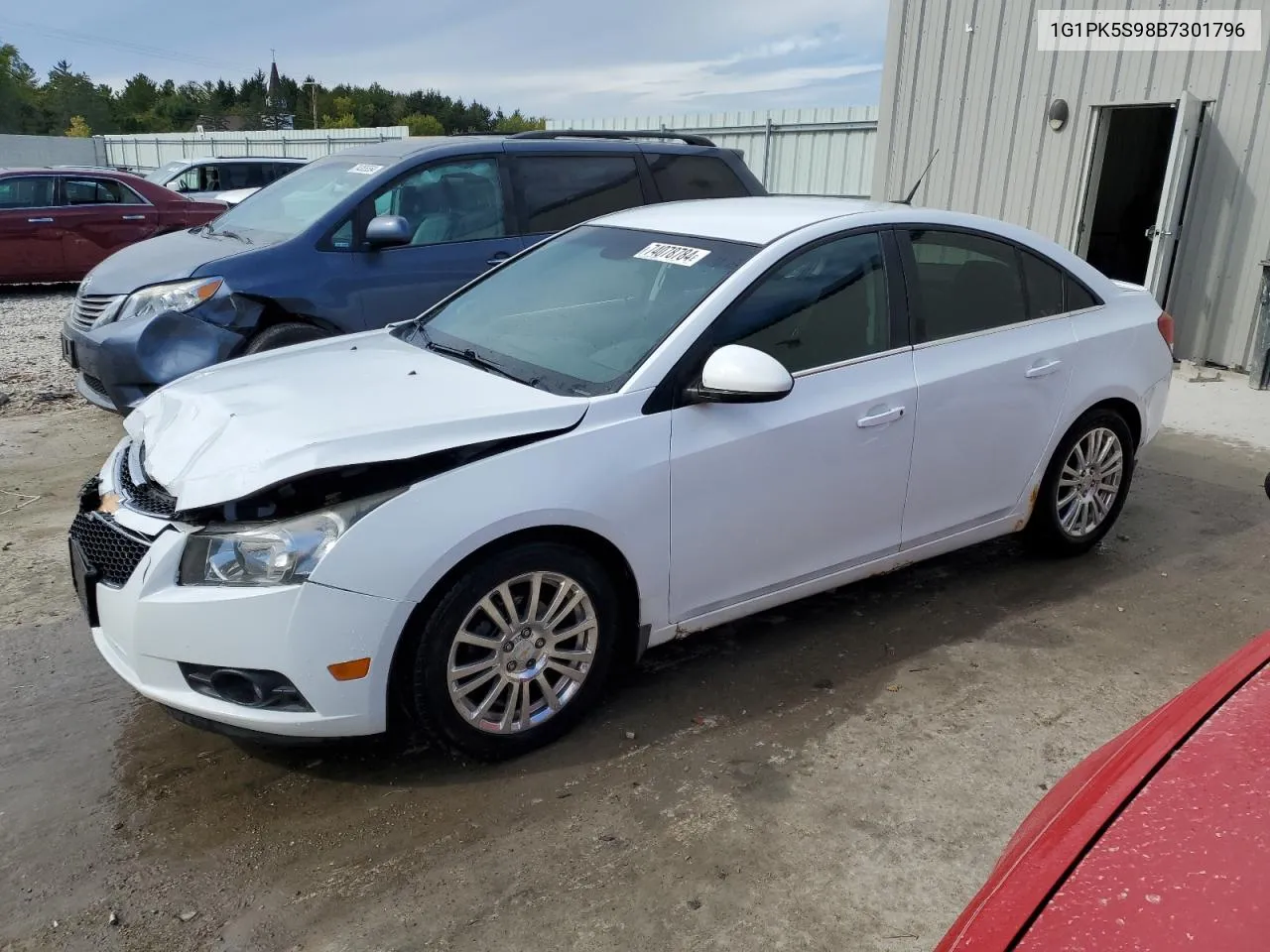 2011 Chevrolet Cruze Eco VIN: 1G1PK5S98B7301796 Lot: 74078784