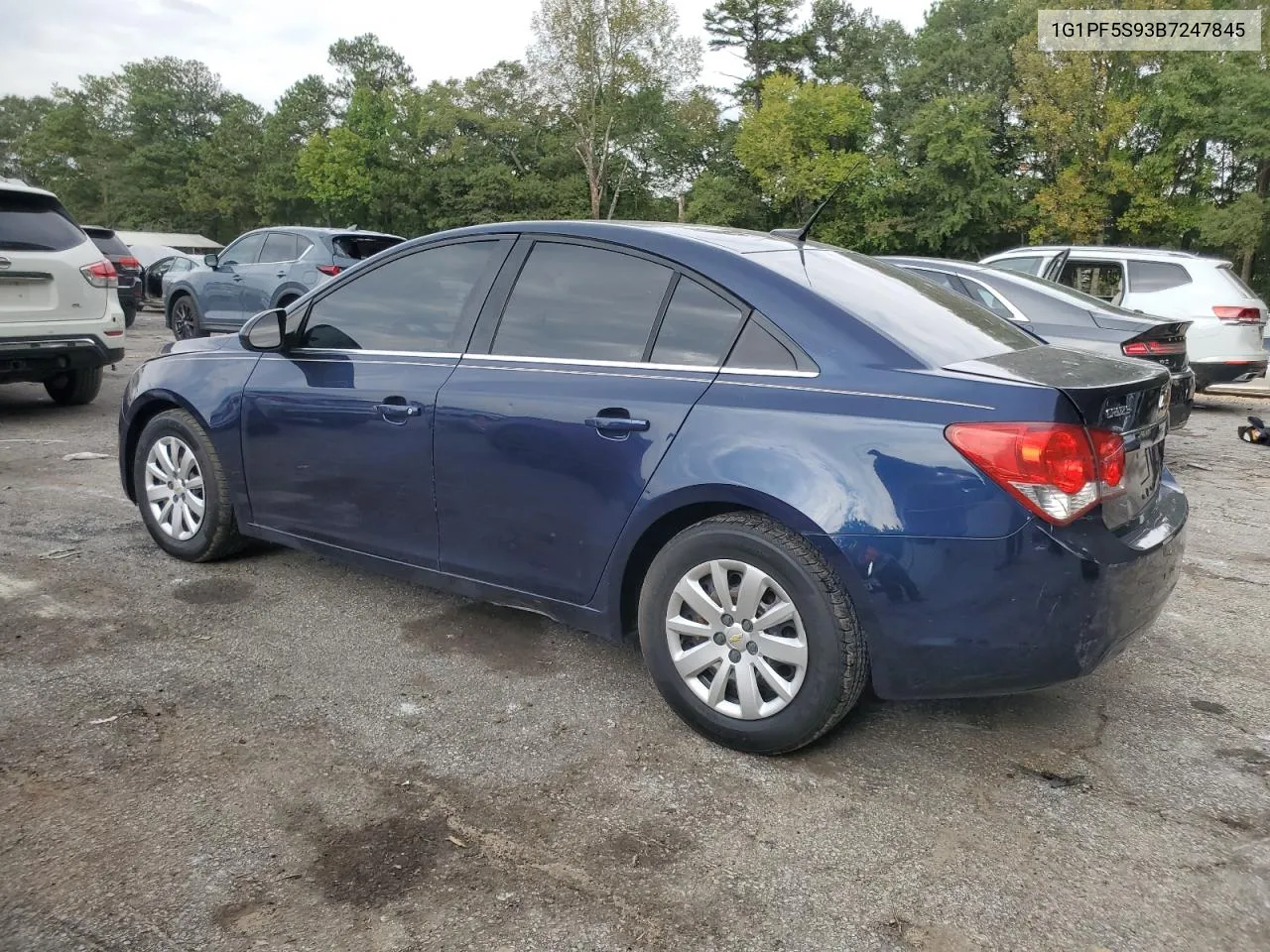 2011 Chevrolet Cruze Lt VIN: 1G1PF5S93B7247845 Lot: 74441264