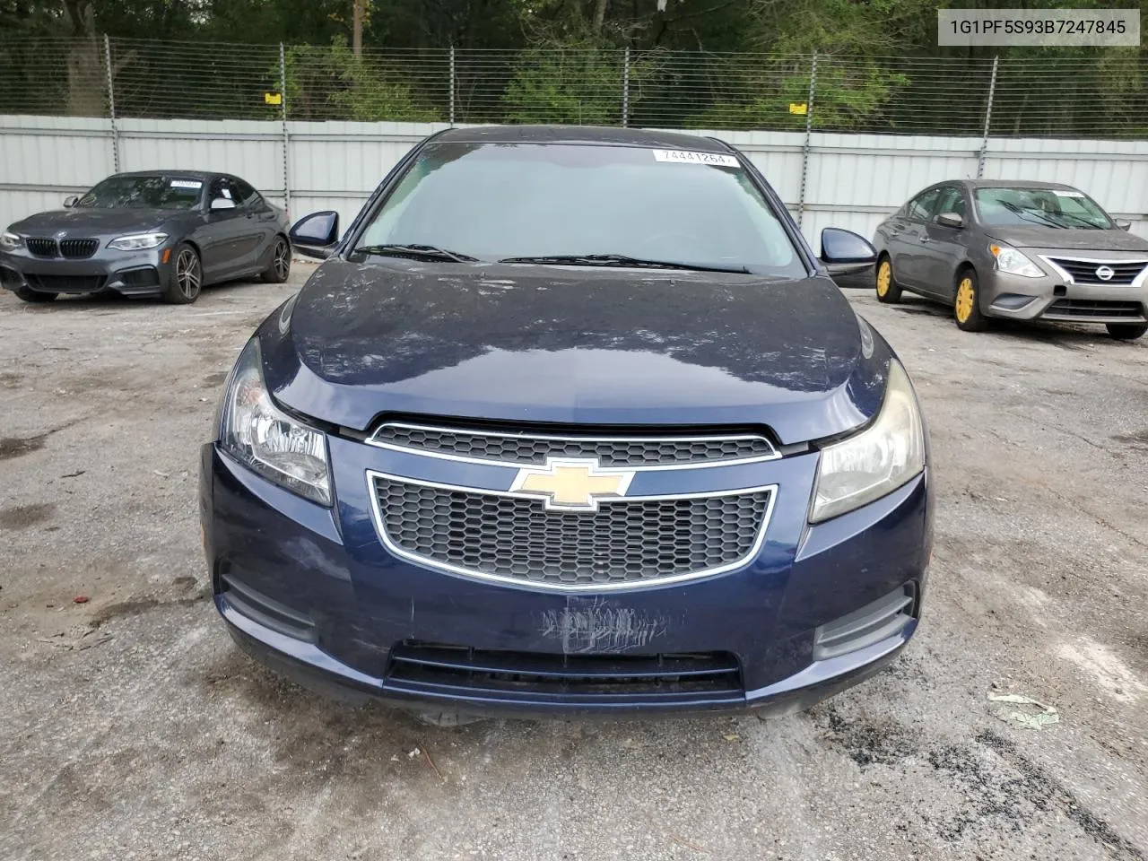 2011 Chevrolet Cruze Lt VIN: 1G1PF5S93B7247845 Lot: 74441264