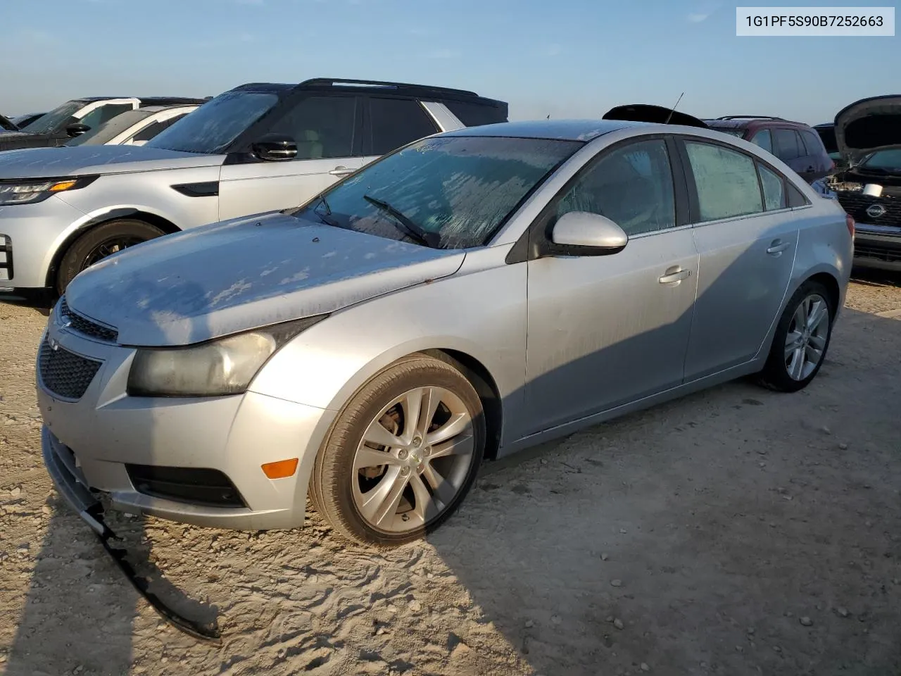 2011 Chevrolet Cruze Lt VIN: 1G1PF5S90B7252663 Lot: 74784984