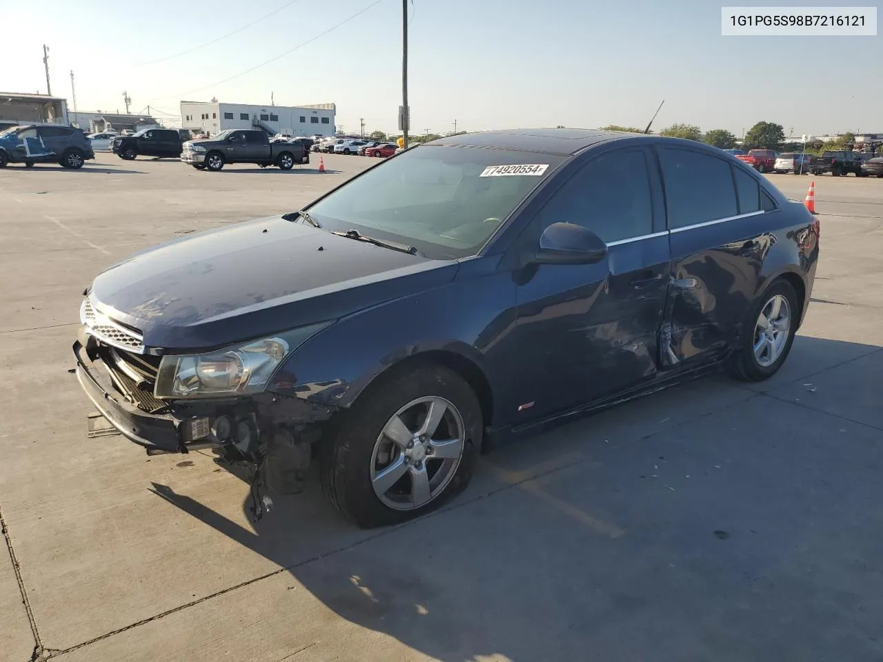 2011 Chevrolet Cruze Lt VIN: 1G1PG5S98B7216121 Lot: 74920554