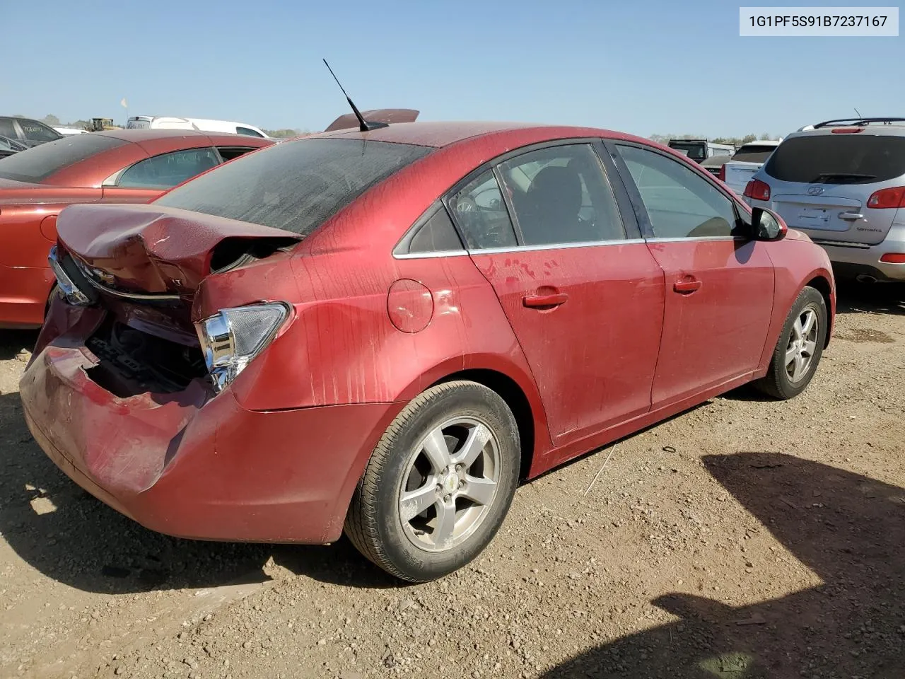 2011 Chevrolet Cruze Lt VIN: 1G1PF5S91B7237167 Lot: 75164654