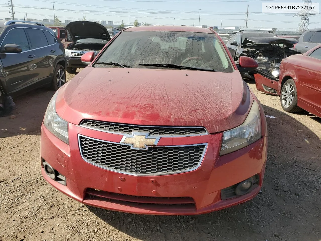 2011 Chevrolet Cruze Lt VIN: 1G1PF5S91B7237167 Lot: 75164654