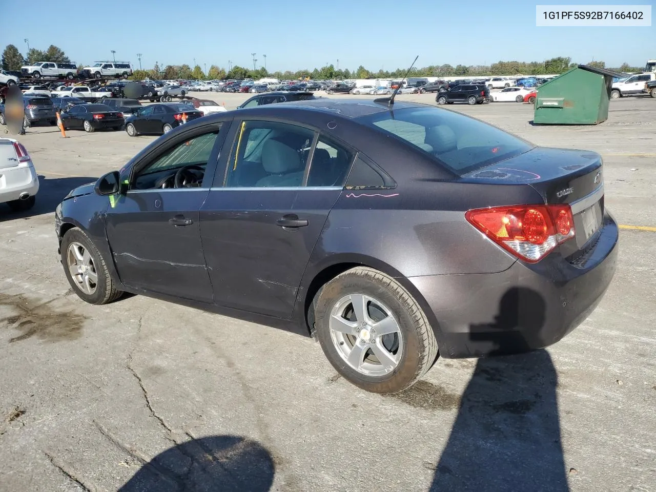 2011 Chevrolet Cruze Lt VIN: 1G1PF5S92B7166402 Lot: 75194364