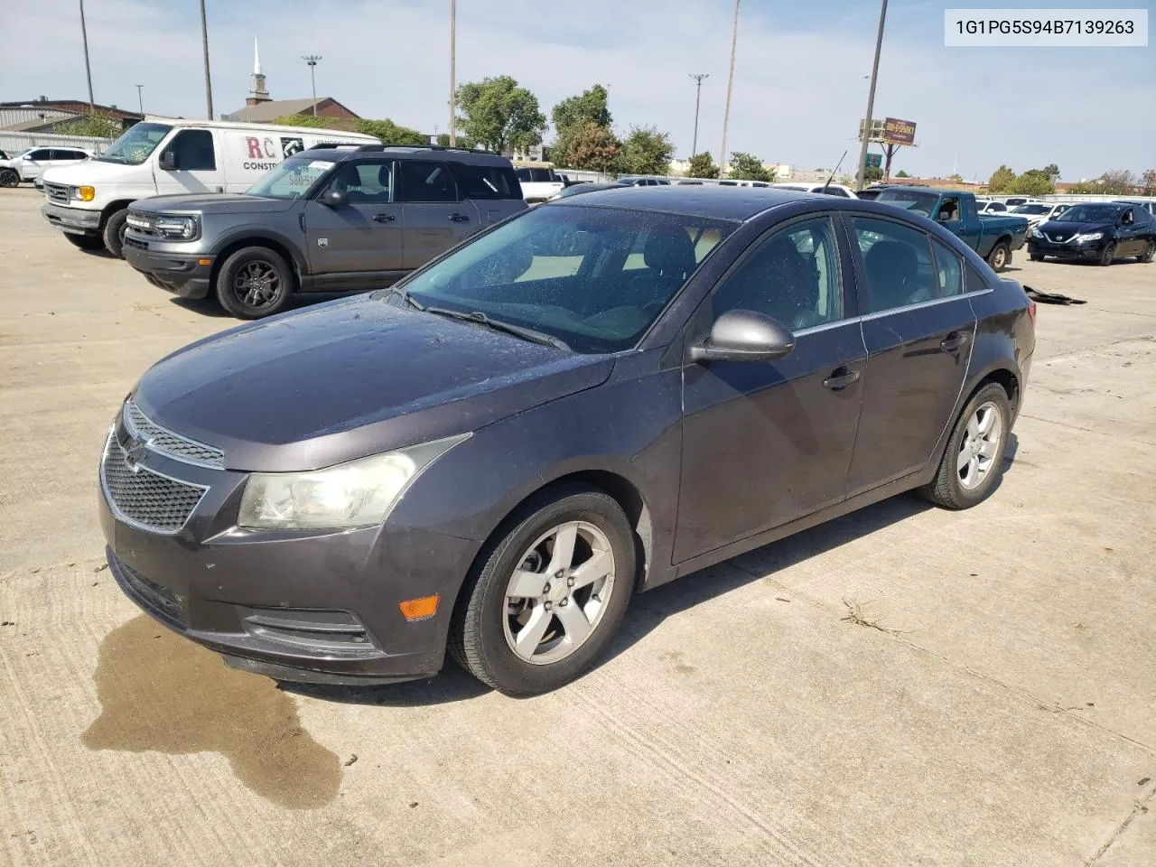 2011 Chevrolet Cruze Lt VIN: 1G1PG5S94B7139263 Lot: 75421884