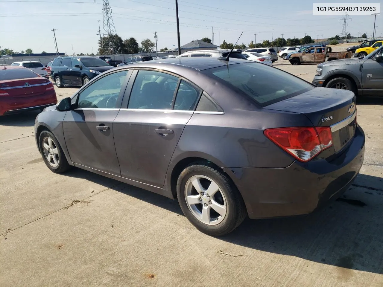 2011 Chevrolet Cruze Lt VIN: 1G1PG5S94B7139263 Lot: 75421884