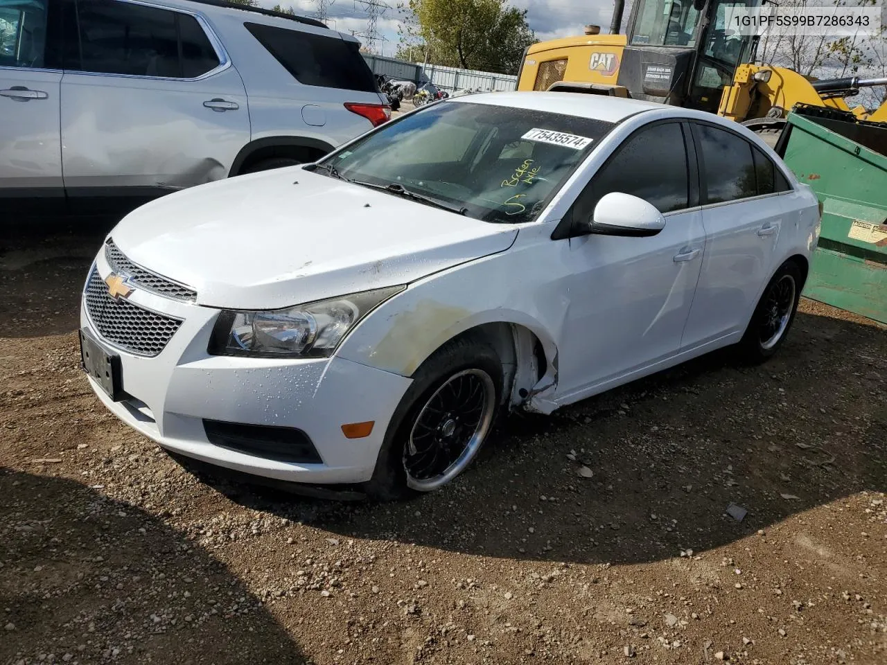 2011 Chevrolet Cruze Lt VIN: 1G1PF5S99B7286343 Lot: 75435574