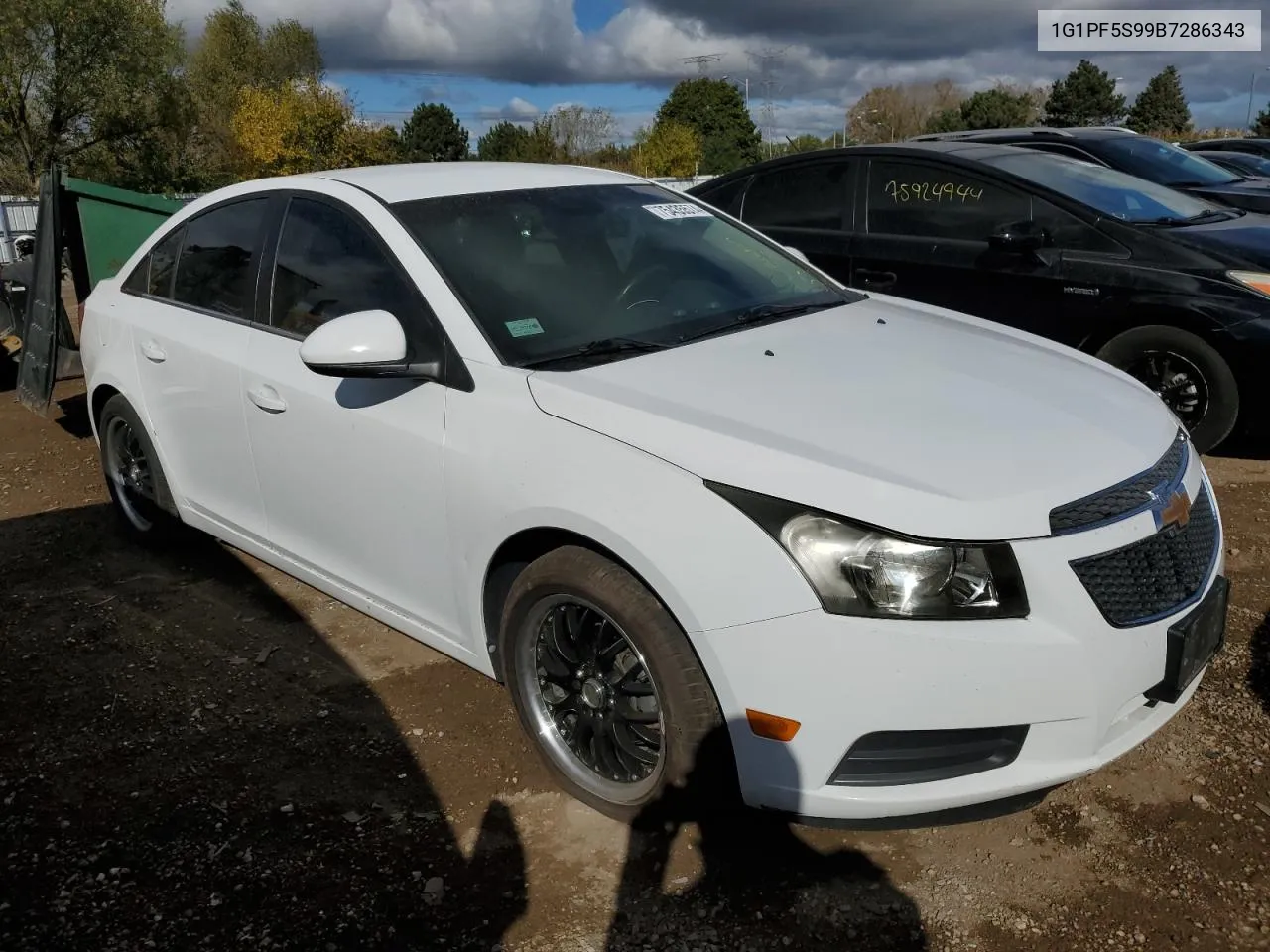 2011 Chevrolet Cruze Lt VIN: 1G1PF5S99B7286343 Lot: 75435574