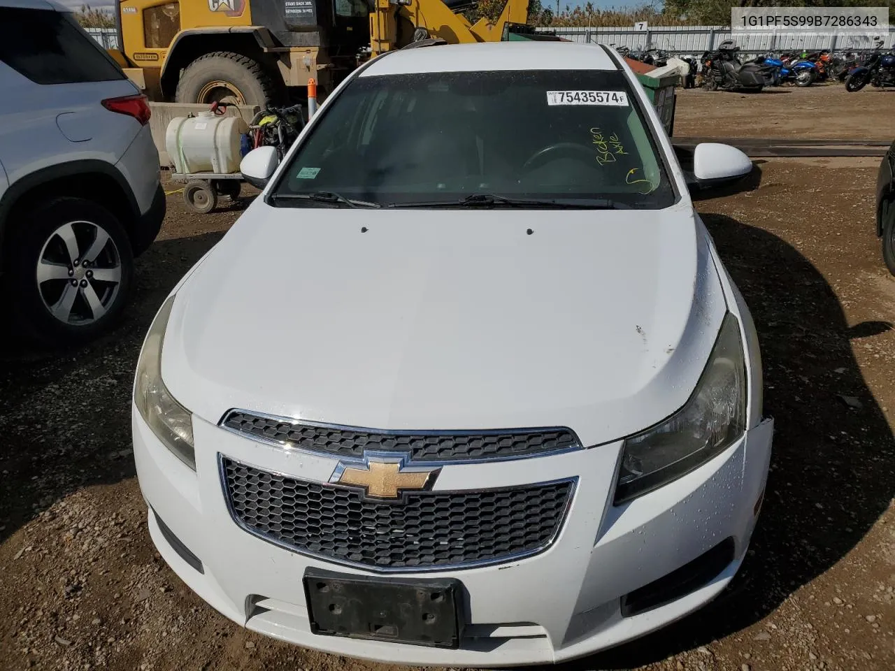 2011 Chevrolet Cruze Lt VIN: 1G1PF5S99B7286343 Lot: 75435574