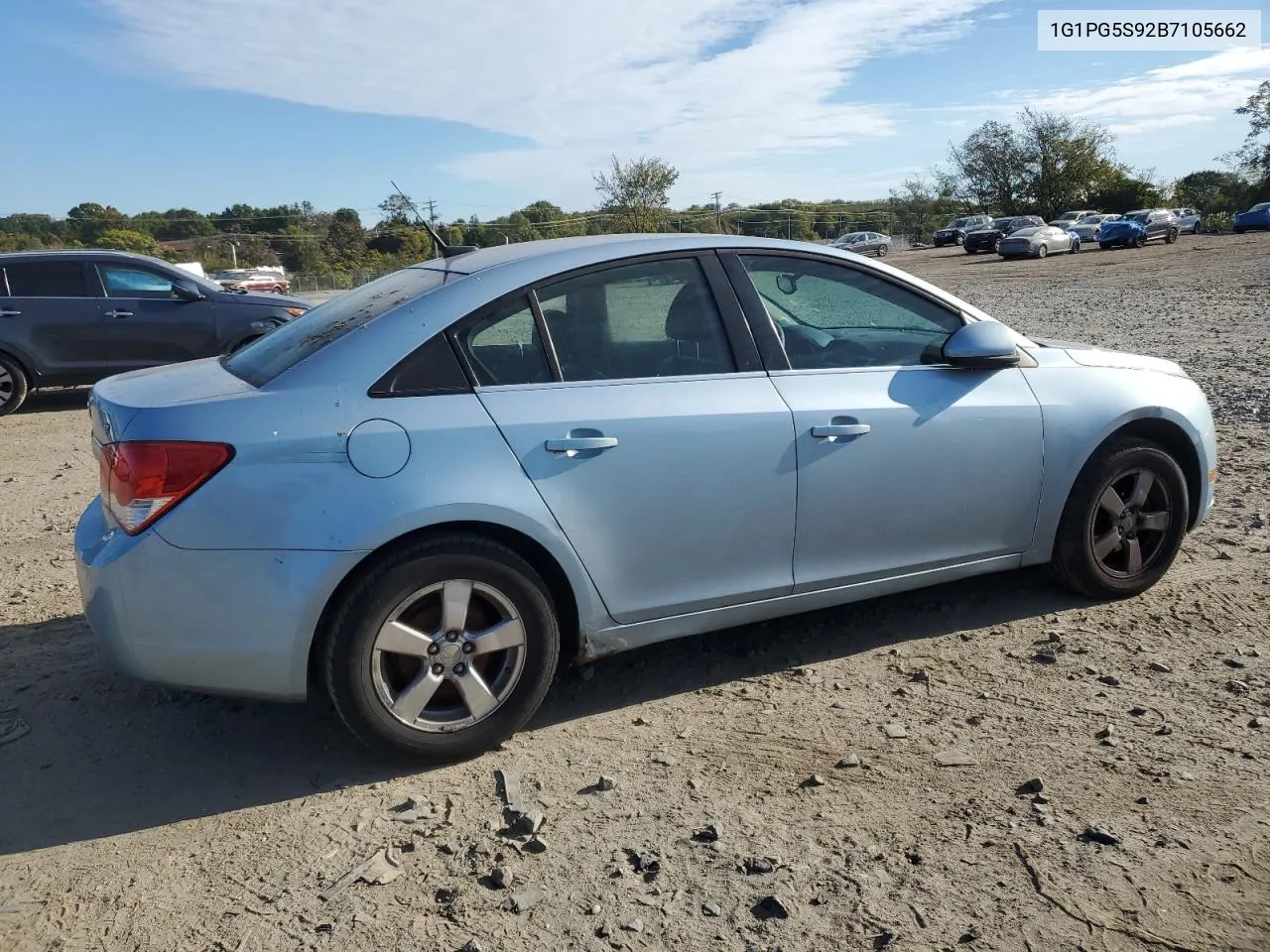 2011 Chevrolet Cruze Lt VIN: 1G1PG5S92B7105662 Lot: 75761864