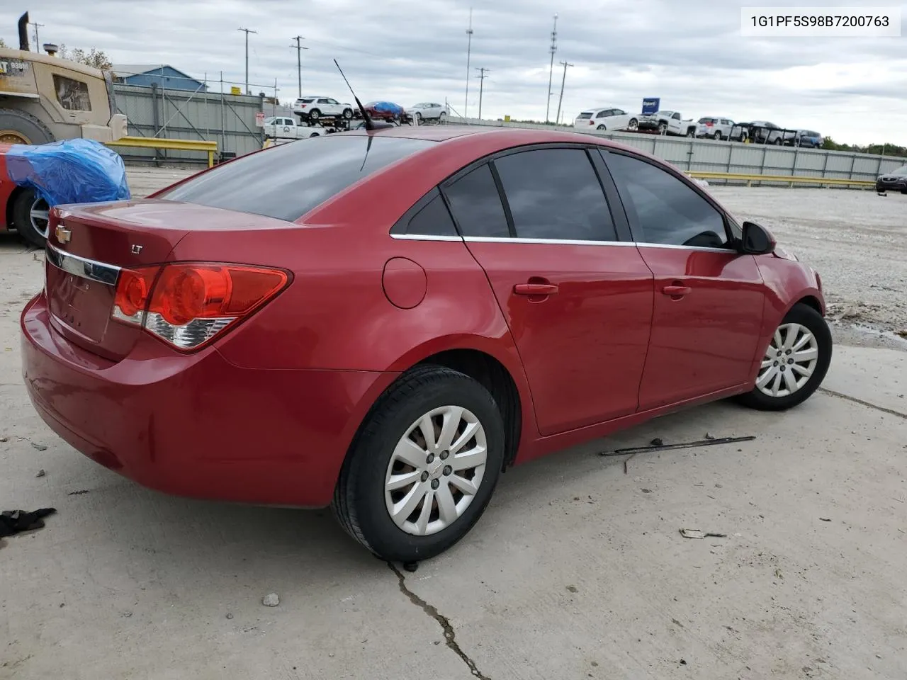 2011 Chevrolet Cruze Lt VIN: 1G1PF5S98B7200763 Lot: 75933424