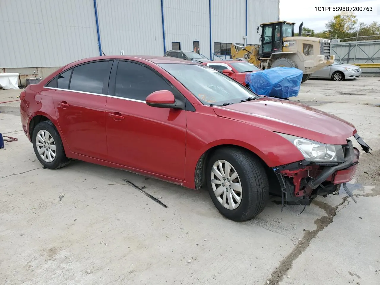 2011 Chevrolet Cruze Lt VIN: 1G1PF5S98B7200763 Lot: 75933424