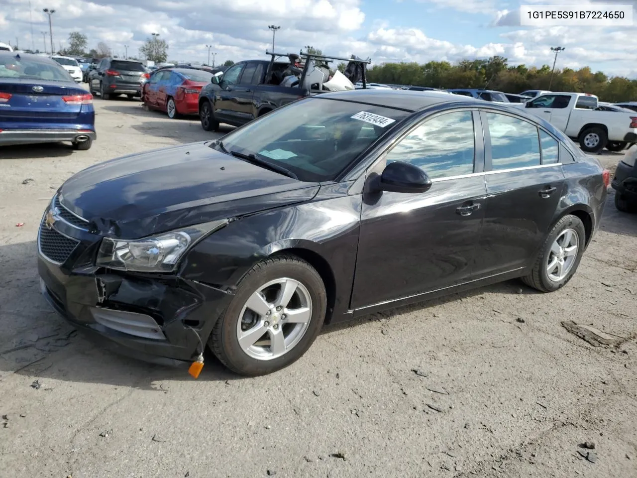 2011 Chevrolet Cruze Lt VIN: 1G1PE5S91B7224650 Lot: 76312434