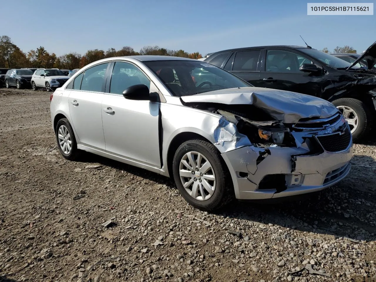 1G1PC5SH1B7115621 2011 Chevrolet Cruze Ls