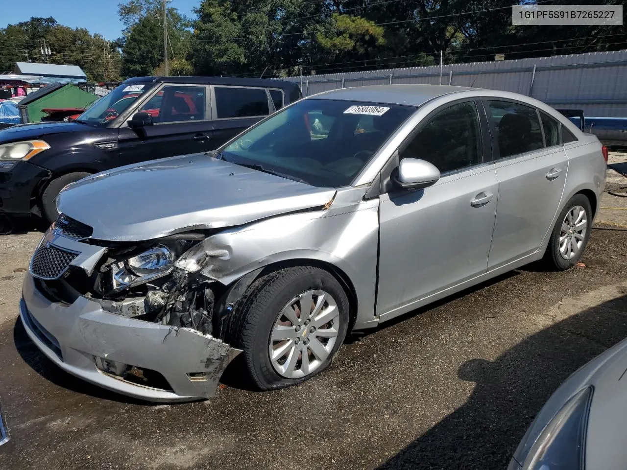 2011 Chevrolet Cruze Lt VIN: 1G1PF5S91B7265227 Lot: 76803984