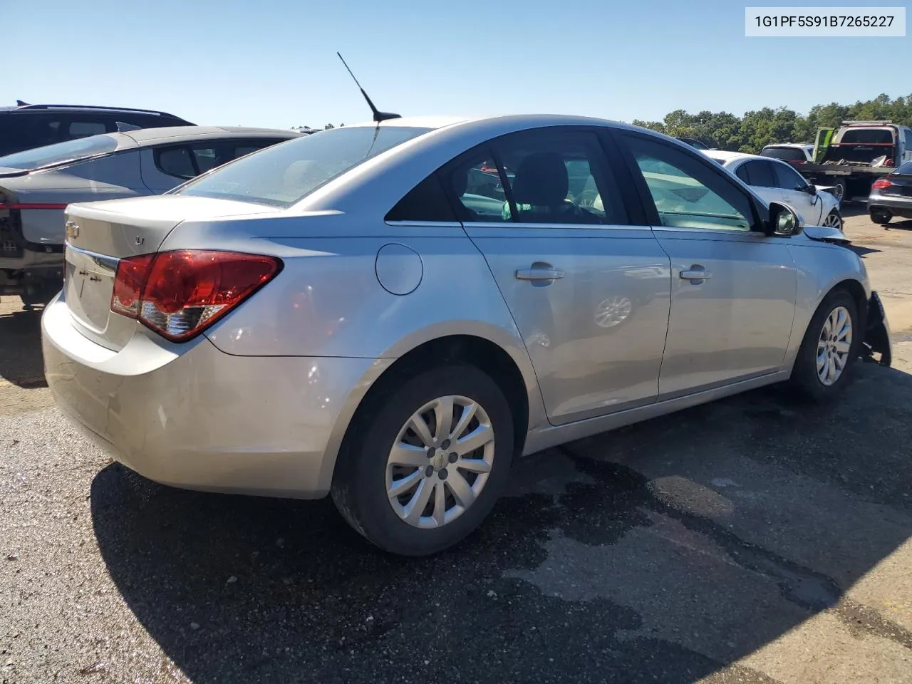 2011 Chevrolet Cruze Lt VIN: 1G1PF5S91B7265227 Lot: 76803984