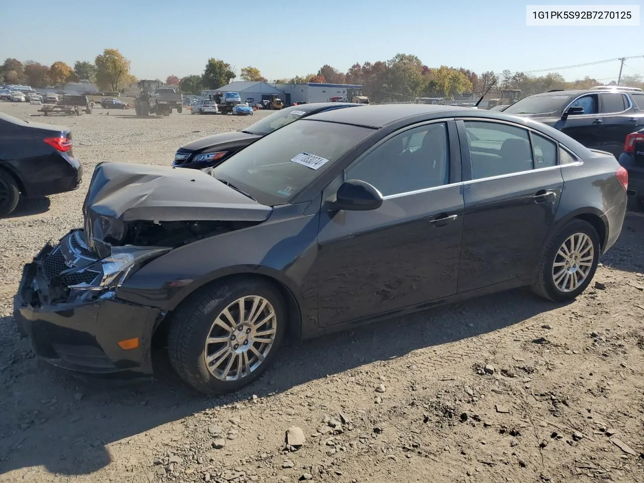 2011 Chevrolet Cruze Eco VIN: 1G1PK5S92B7270125 Lot: 77083074