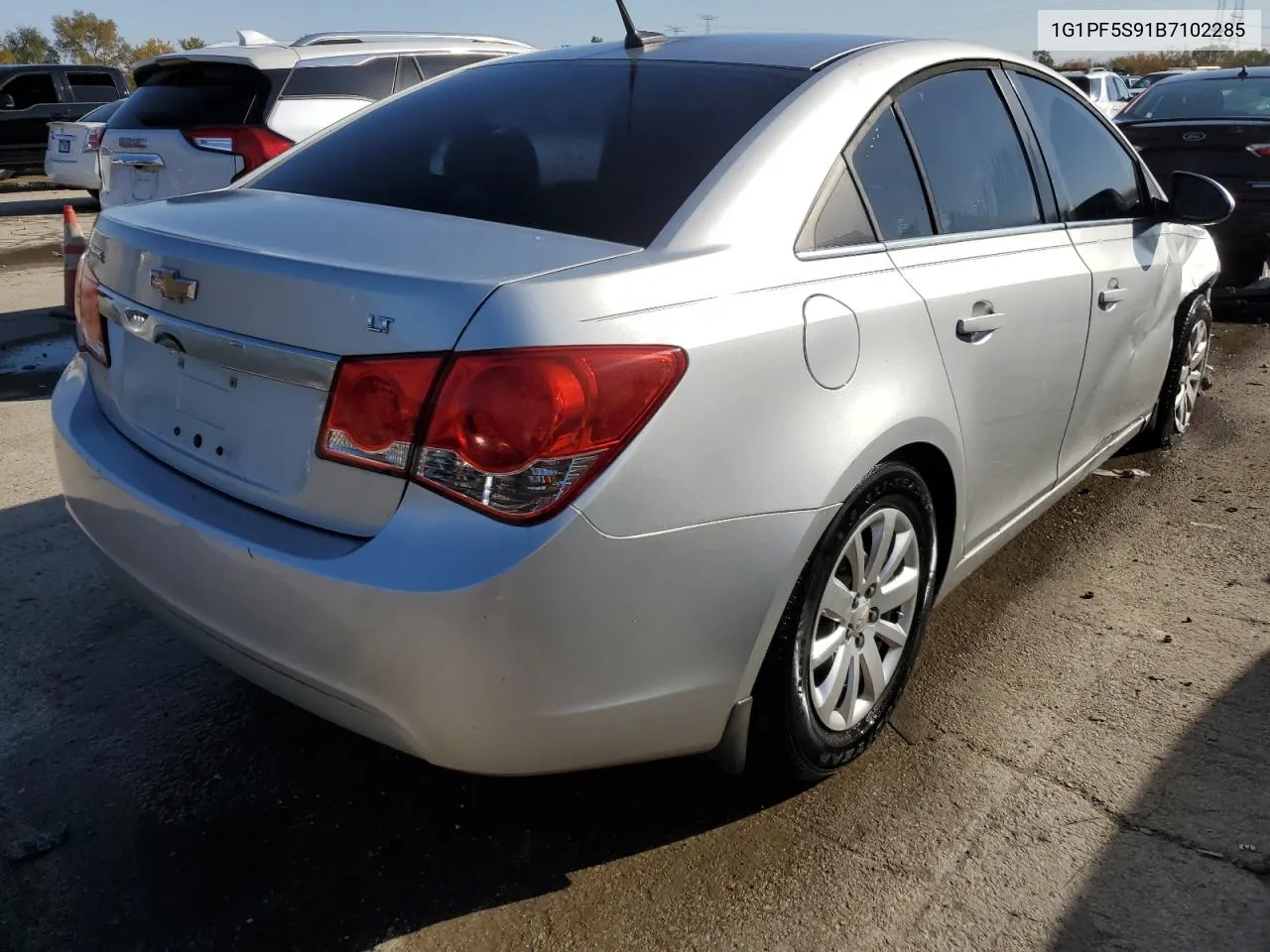 2011 Chevrolet Cruze Lt VIN: 1G1PF5S91B7102285 Lot: 77187514