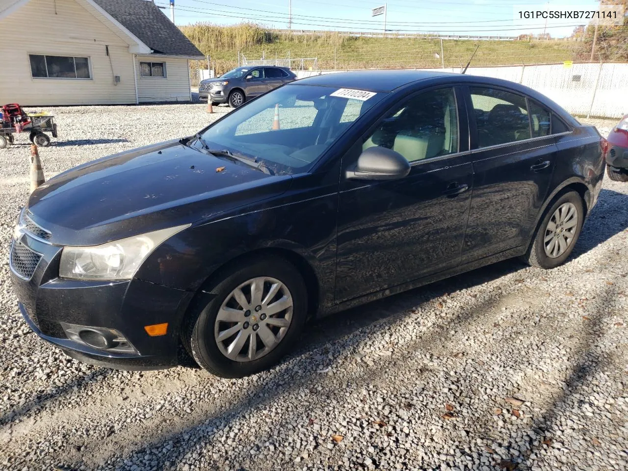 2011 Chevrolet Cruze Ls VIN: 1G1PC5SHXB7271141 Lot: 77310204