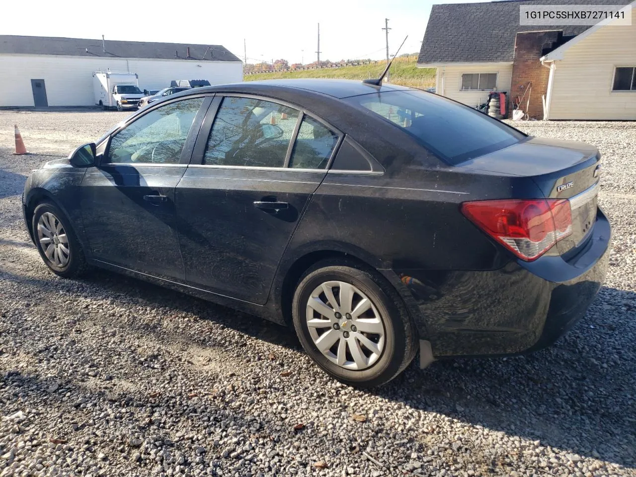 2011 Chevrolet Cruze Ls VIN: 1G1PC5SHXB7271141 Lot: 77310204