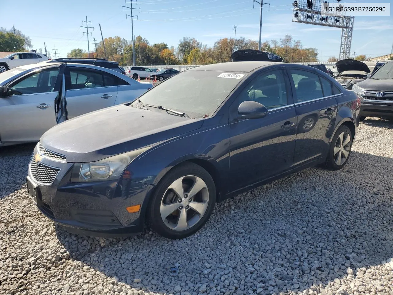 2011 Chevrolet Cruze Lt VIN: 1G1PG5S93B7250290 Lot: 77397314