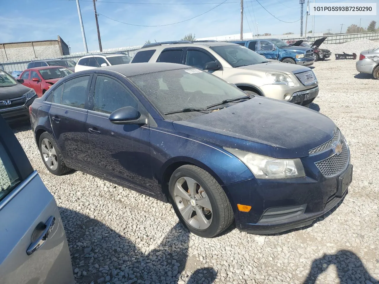 1G1PG5S93B7250290 2011 Chevrolet Cruze Lt