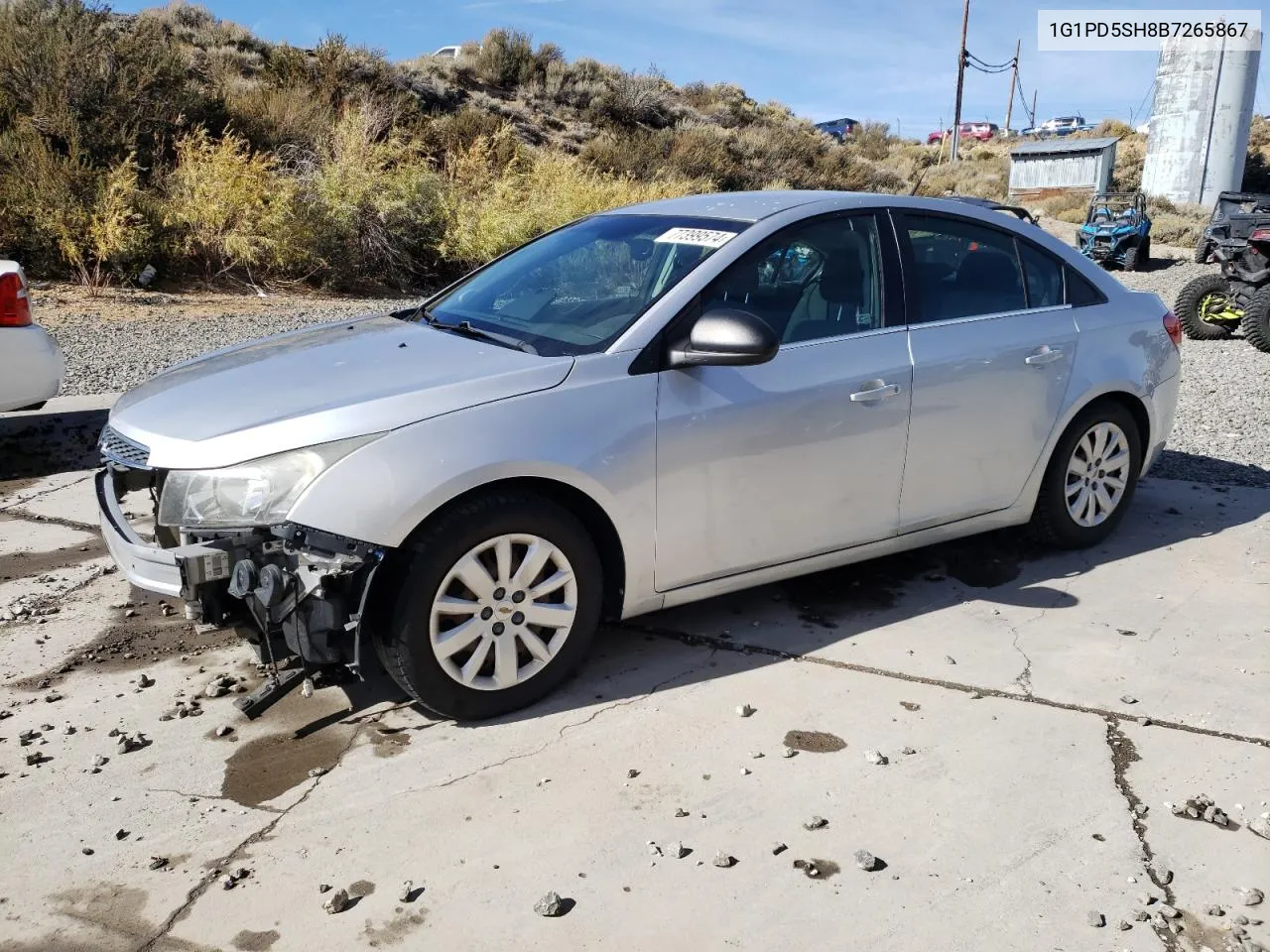 2011 Chevrolet Cruze Ls VIN: 1G1PD5SH8B7265867 Lot: 77399574