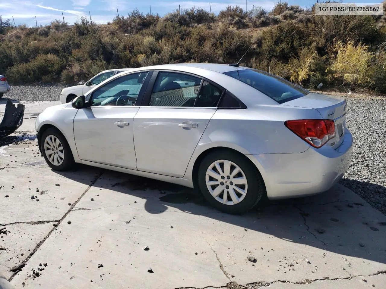 2011 Chevrolet Cruze Ls VIN: 1G1PD5SH8B7265867 Lot: 77399574