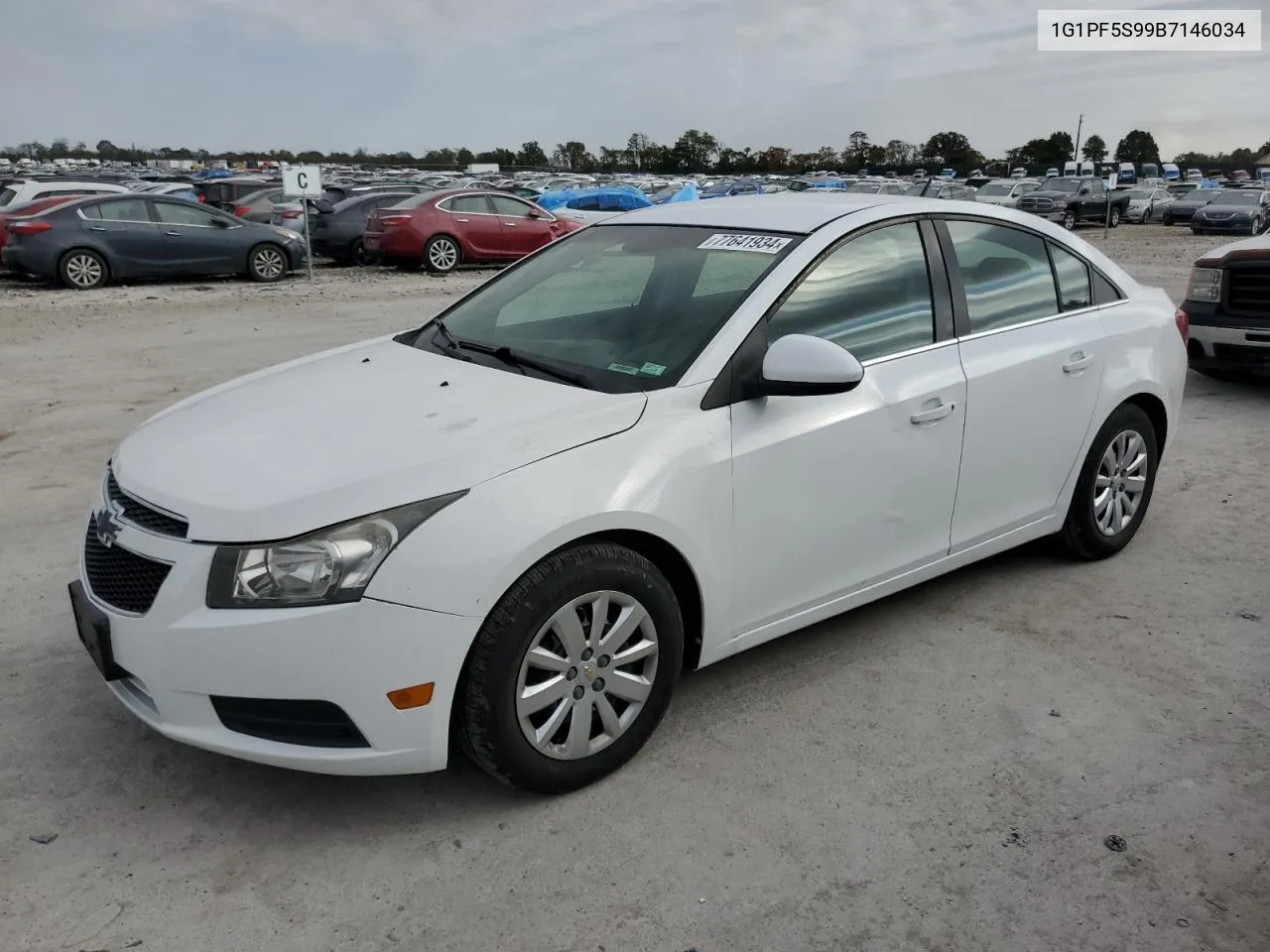 2011 Chevrolet Cruze Lt VIN: 1G1PF5S99B7146034 Lot: 77641934