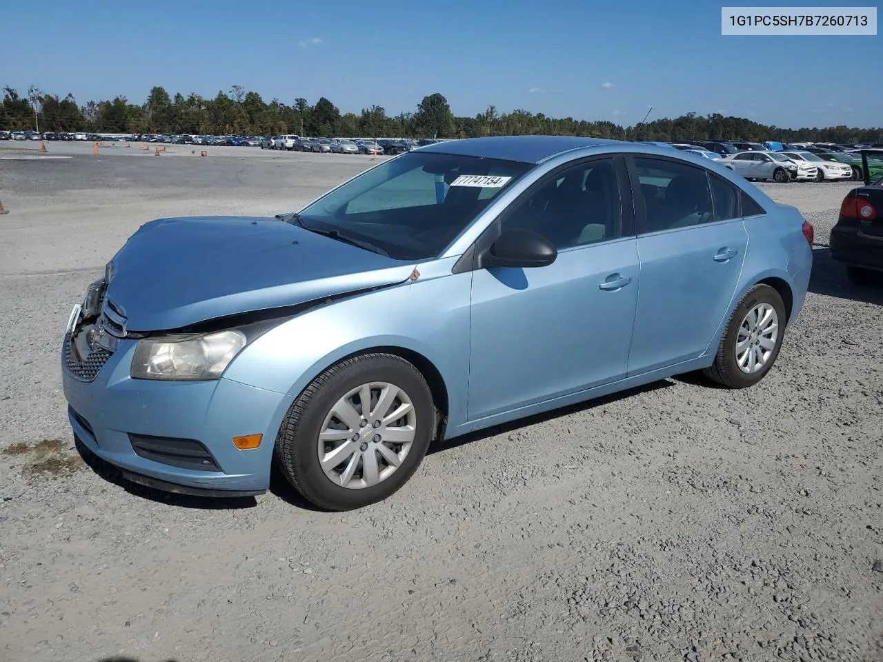 2011 Chevrolet Cruze Ls VIN: 1G1PC5SH7B7260713 Lot: 77747154